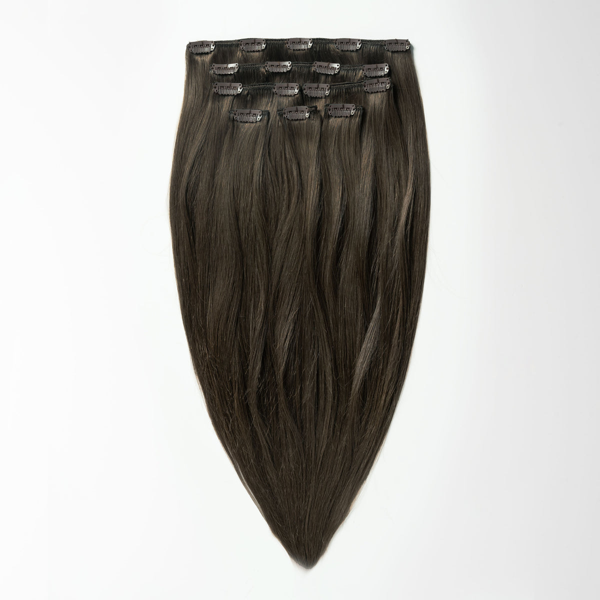 Clip in - Extra Dark Ash Brown 1C