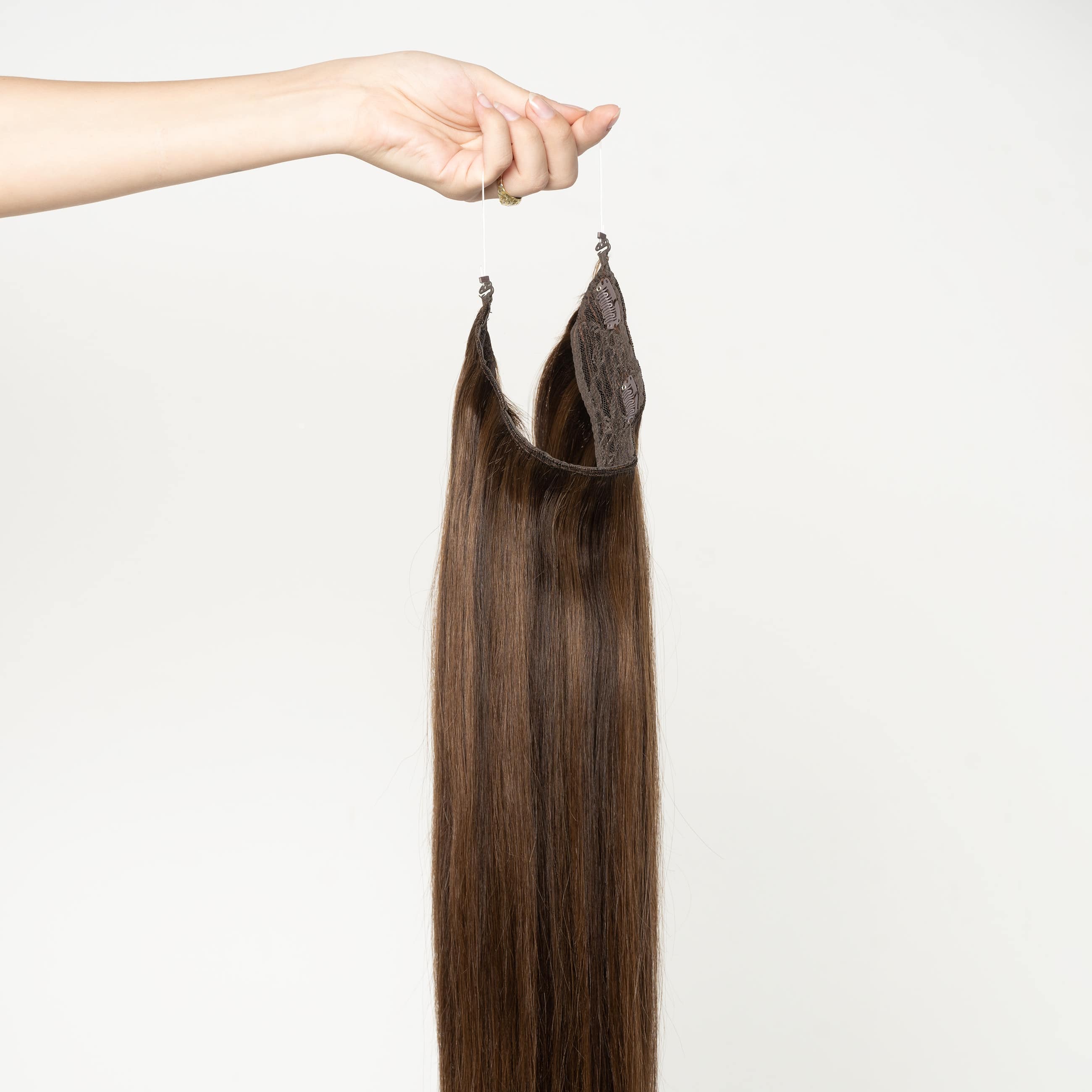 Flip in Extensions - Dark Chocolate Brown Mix 1B/4