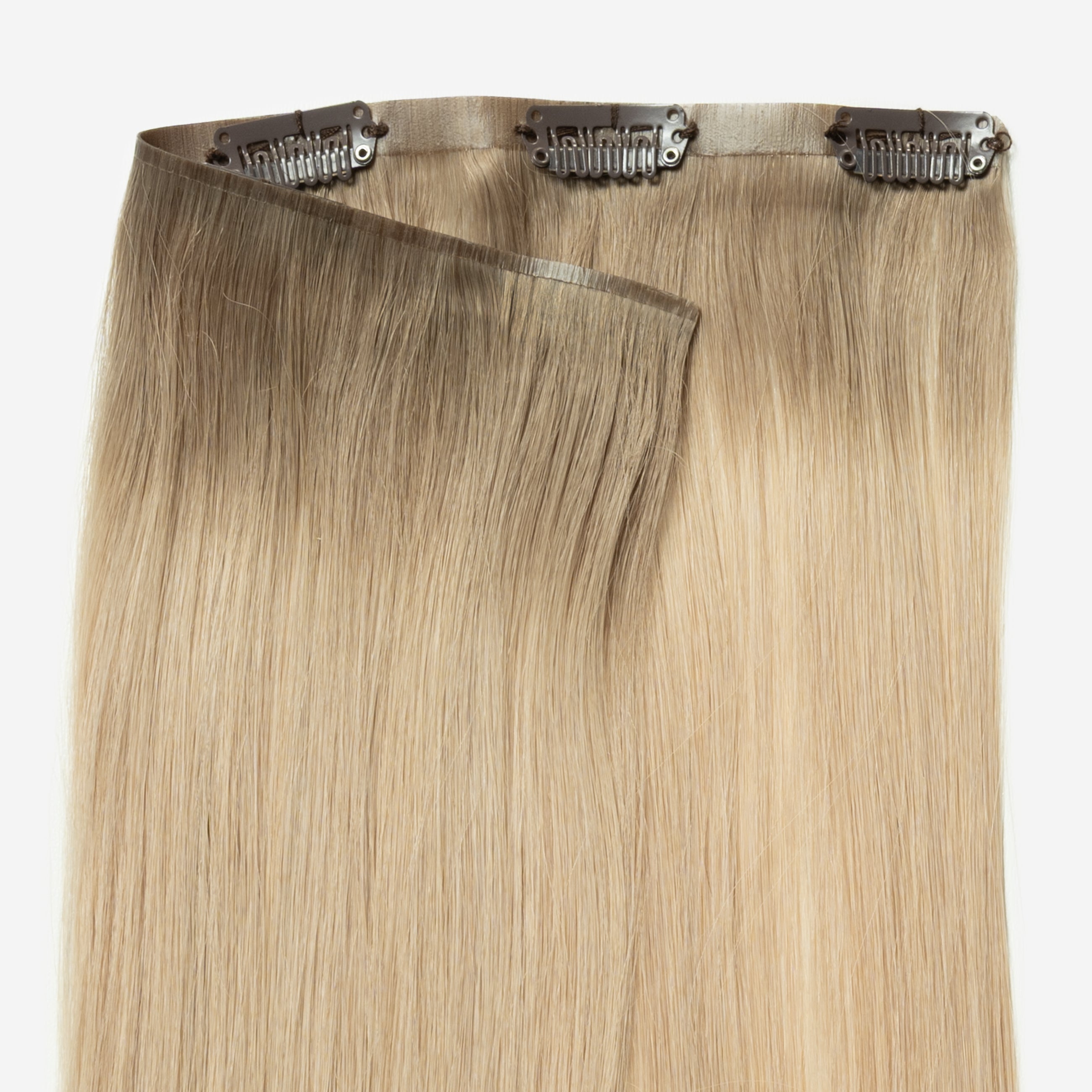 Invisible Clip In - Natural Blonde Root 5B+15