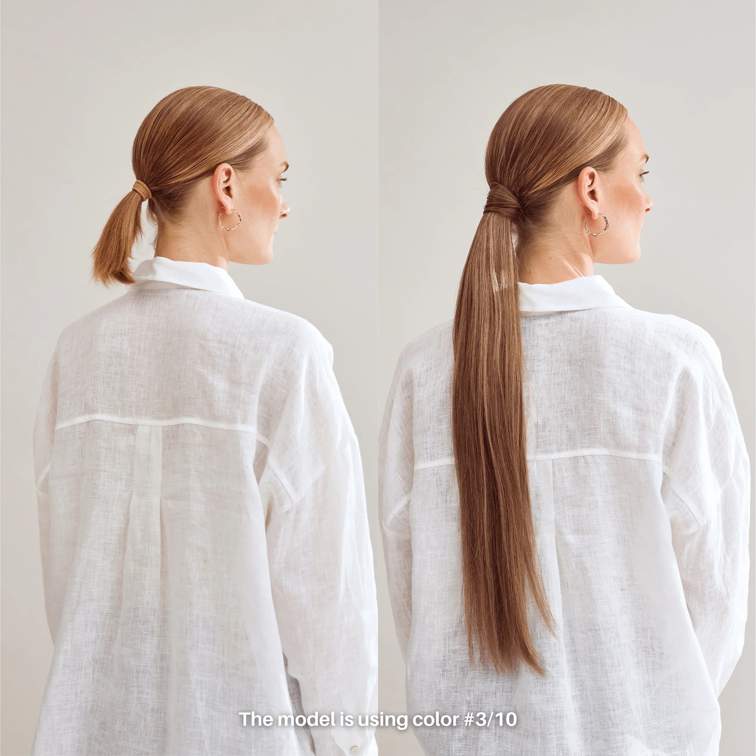 Ponytail Extensions - Dark Ash Blonde 14B