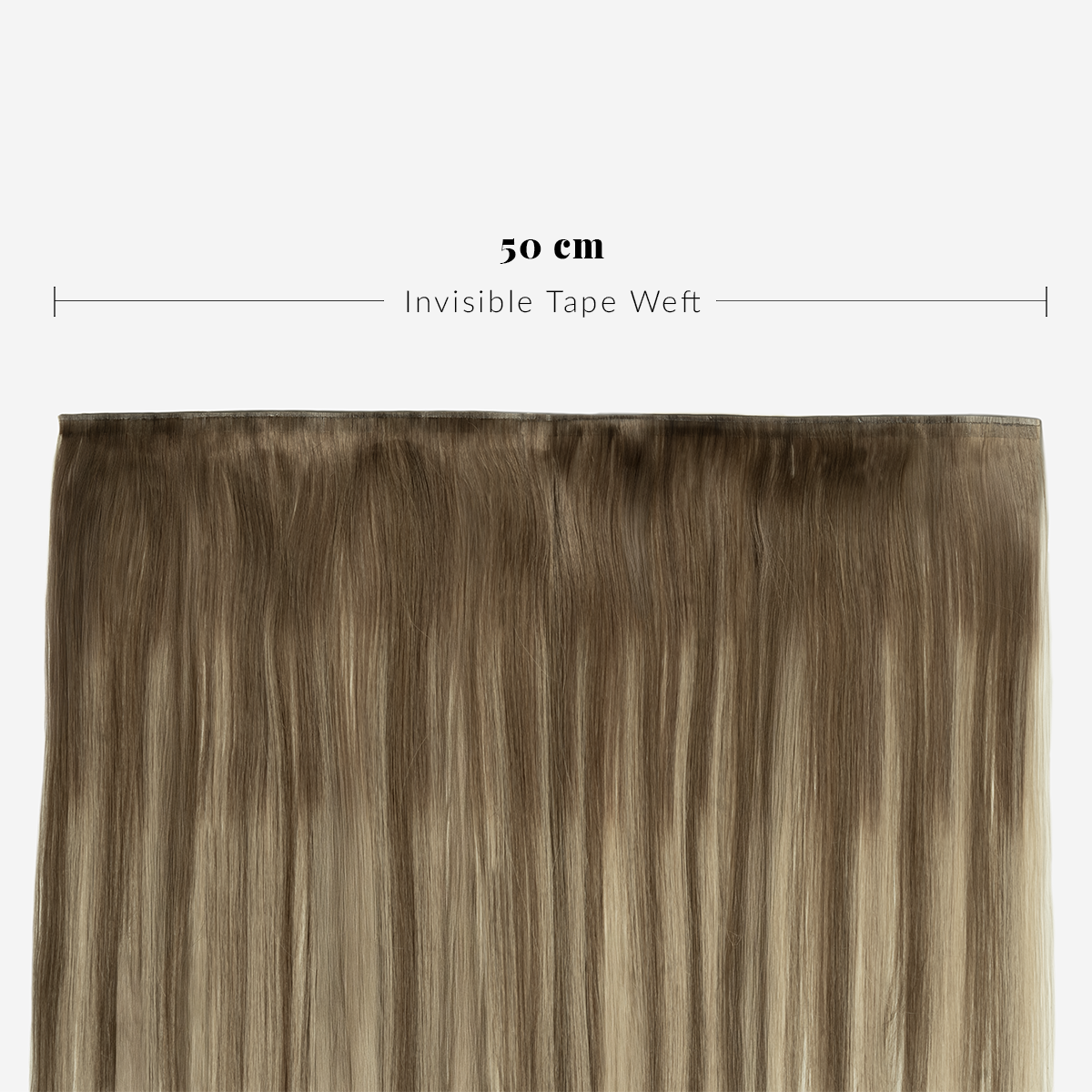 Invisible Tape Weft - Dark Ash Brown 2C