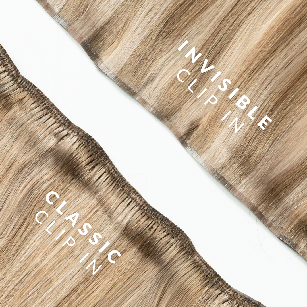 Invisible Clip In - Extra Dark Ash Brown 1C
