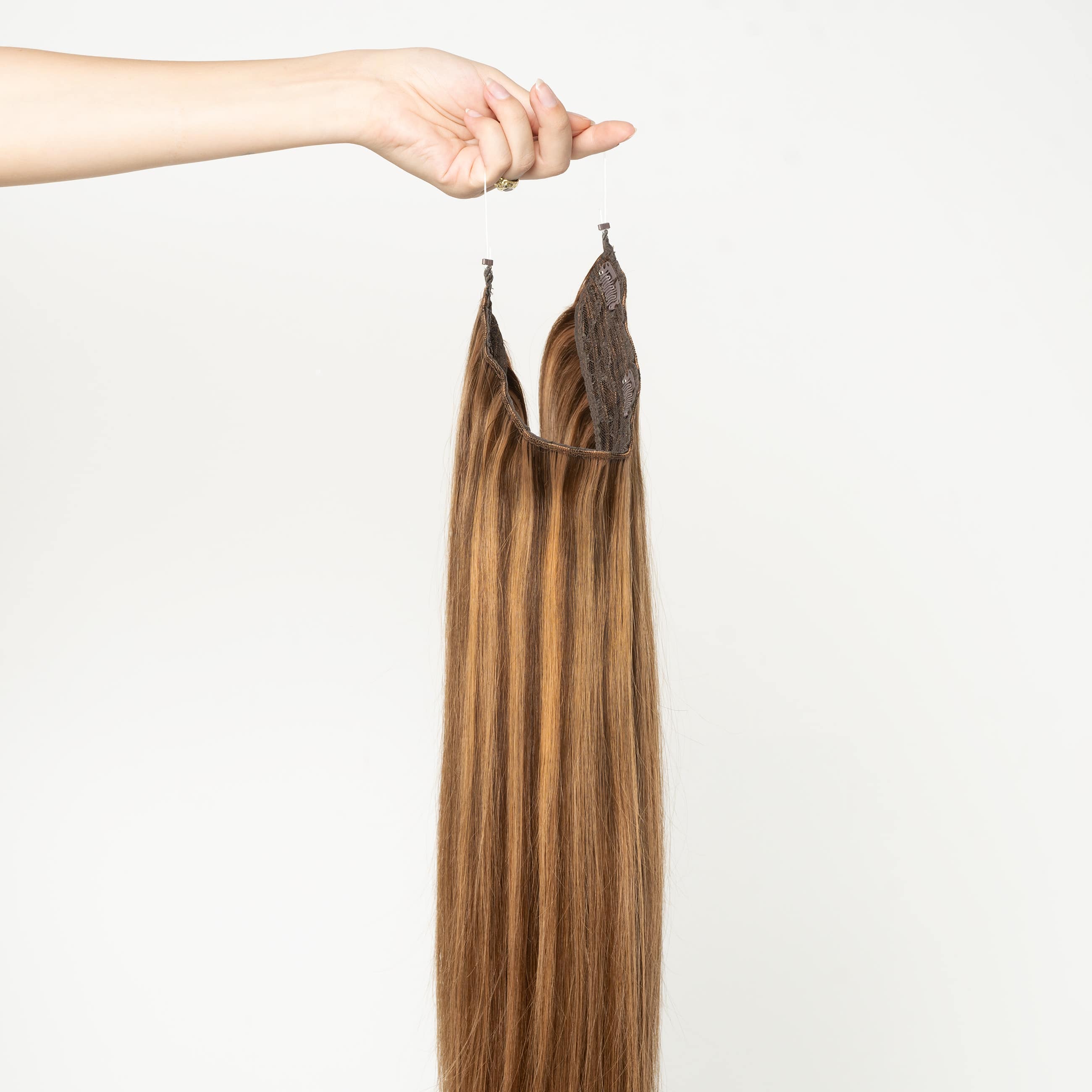 Flip in Extensions - Warm Brown Mix 4/7