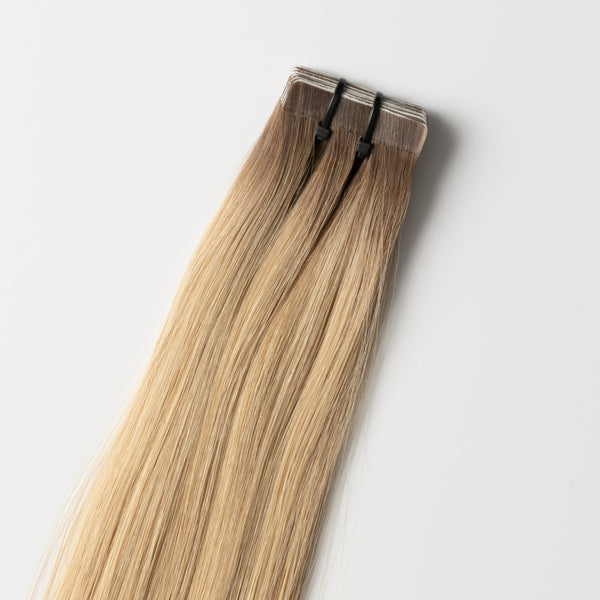 Tape in Extensions - Dark Ash Brown 2C