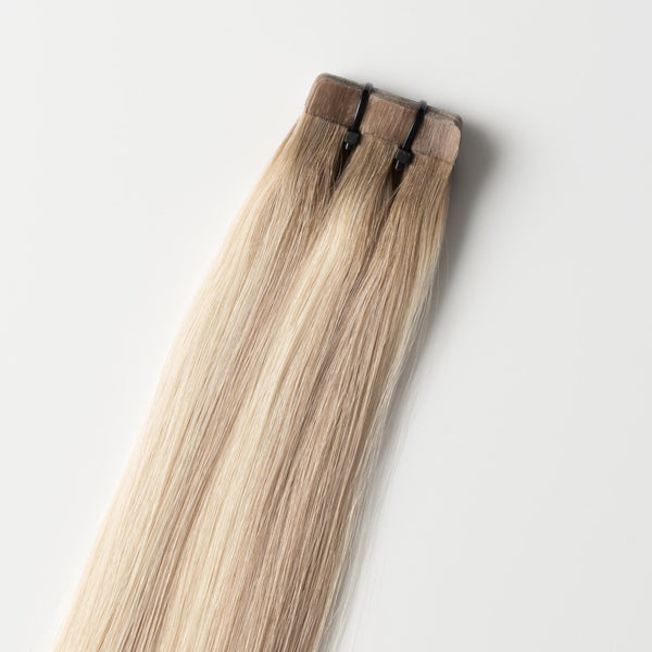 Tape in Extensions - Dark Ash Brown 2C