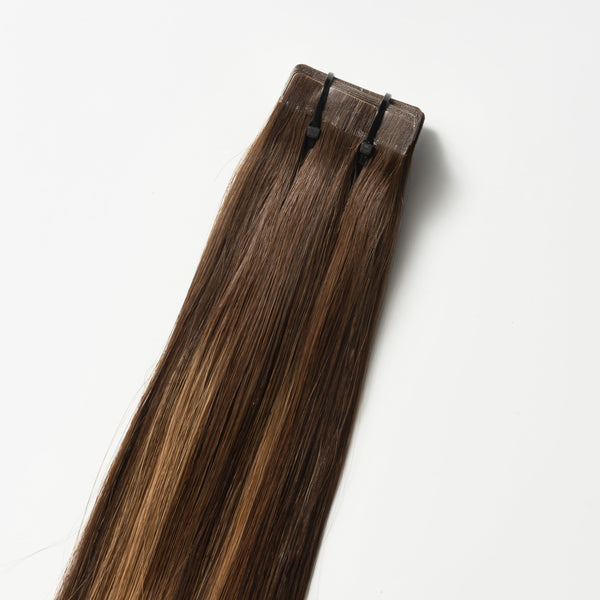 Tape in Extensions - Dark Ash Brown 2C