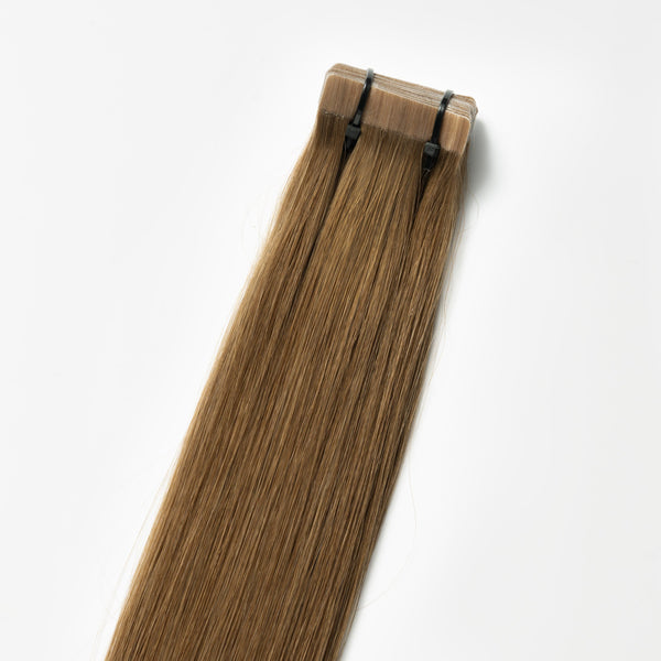 Tape in Extensions - Dark Ash Brown 2C