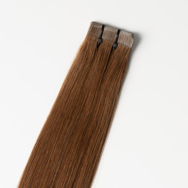 Tape in Extensions - Dark Ash Brown 2C